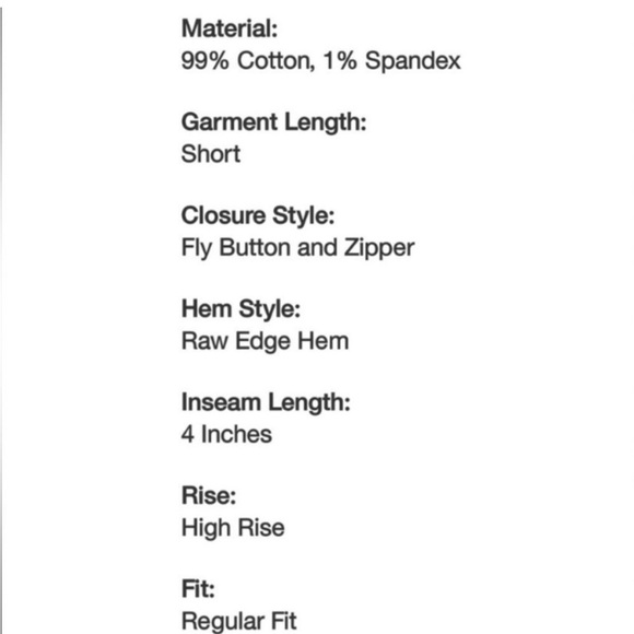 NWOT plum & rust Universal Thread denim shorts - Picture 15 of 15